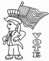 Coloring Pages Voting Election Worksheets Getcolorings Booth Buttons Campaign Uncle Sam Getdrawings Printable Color Template Colorings sketch template