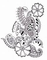 Doodle Coloring Zentangle Pages Zen Patterns Paisley Drawings Peacock Doodles Designs Inspiration Adults Printable Zentangles Template Drawing Tangle Choose Board sketch template
