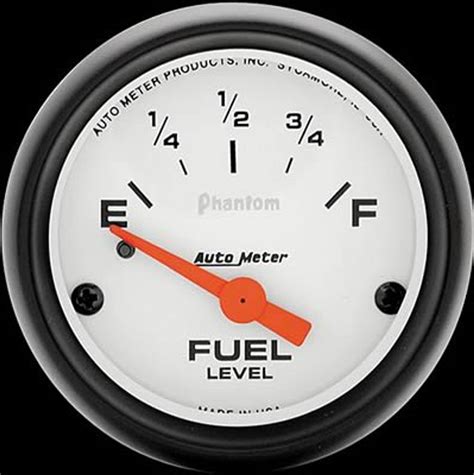 auto meter phantom fuel level gauge  ohms  ohms genracer