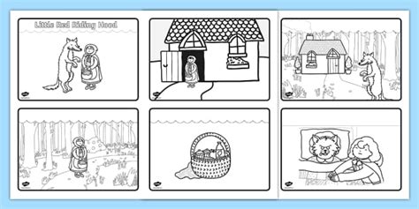 Little Red Riding Hood Story Sequencing 4 Per A4