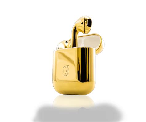 gold airpod custom luxury airpods oj exclusive gadgets tecnologicos tecnologico