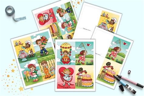 printable valentines cards  children  artisan life