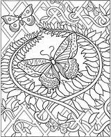 Pages Coloring Adults Intricate Printable Kids Print Butterfly Detailed Adult Colouring Christmas Animal Color Flower Mandala Animals Template Rose Library sketch template