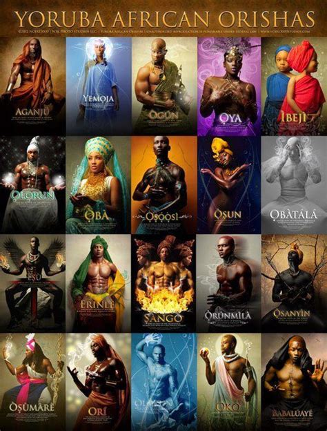 African Mythology Yoruba Gods Also Used In Different