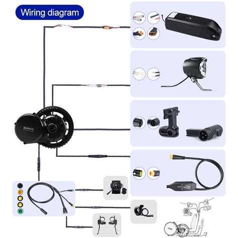 bafang bbsb   mid drive motor conversion kit electric bike components ebay
