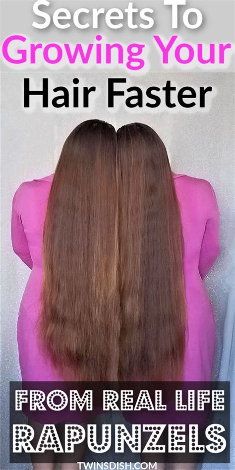 10 secrets to growing long hair from real life rapunzels twins dish