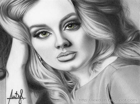 Veja O Desenho Acelerado Da Adele Feito Pelos Desenhista De Retrato Em