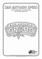 Nba Coloring Pages Spurs Logos Antonio San Teams Basketball Cool Logo Team Sheets Kids Search Visit Print Again Bar Case sketch template