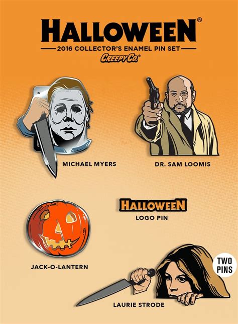 The Horrors Of Halloween Halloween Horror Enamel Pins