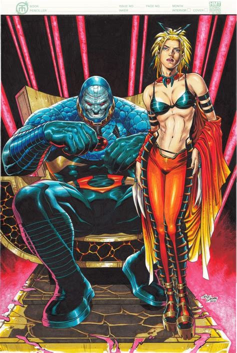 extraordinarycomics “ darkseid and supergirl by tirso llaneta dc