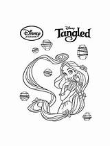 Tangled Floating sketch template