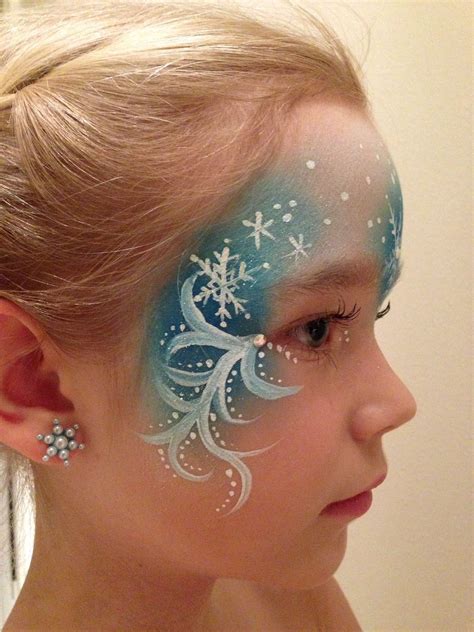 Elsa Face Paint Maquillaje De Frozen Maquillaje De Fantasia Infantil