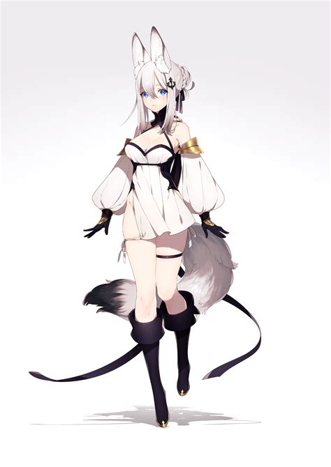 wallpaper anime girls original characters fox girl