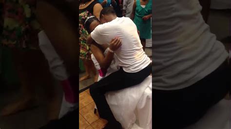 Husband Gives Wife Ultimate Lap Dance At Wedding Youtube