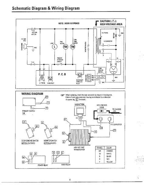 samsung microwave oven wiring diagram fold fit