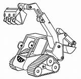 Builder Bobcat Ausmalbilder Excavator sketch template