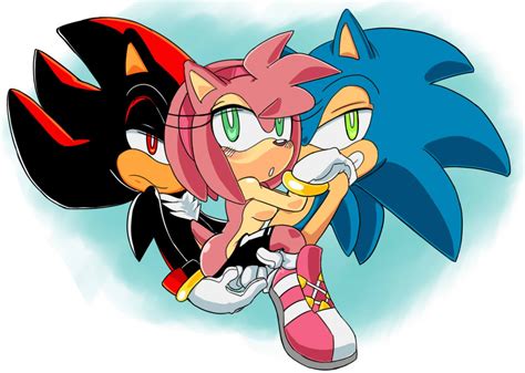Rule 34 Amy Rose Anthro Black Blue Hair Breasts Cloudz