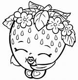 Strawberry Coloring Pages Shoppies Kids sketch template