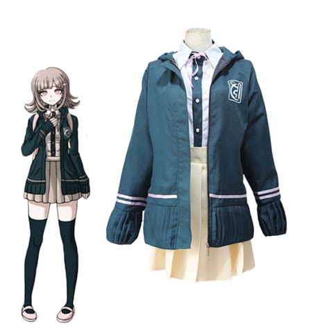 super danganronpa 2 dangan ronpa cosplay chiaki nanami uniforms jacket