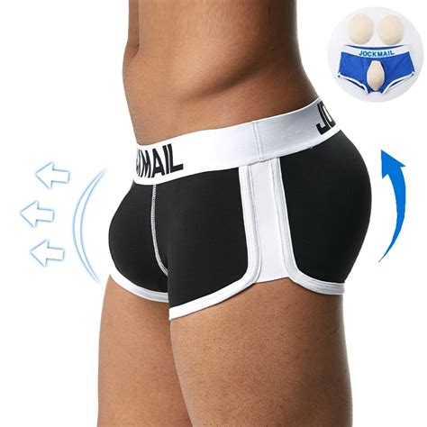 Jockmail Sexy Push Up Cup Paded Men Underwear For Big Penis And
