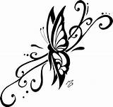 Tribal Drawings Butterflies Butterfly Tattoo Designs Tattoos Simple Drawing Papillon Clipartbest Cliparts Women Dessin sketch template