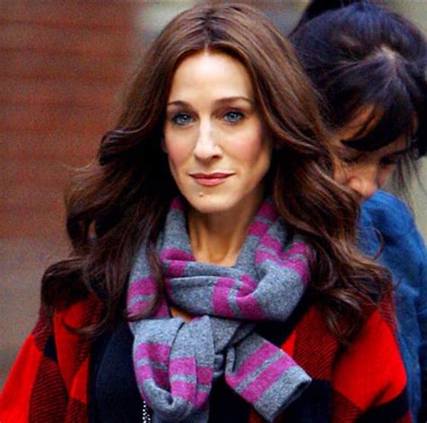 fall hair color inspiration carrie bradshaw hair long