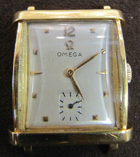 vintage omega 1940s 18k gold 17j ladies manual wind watch