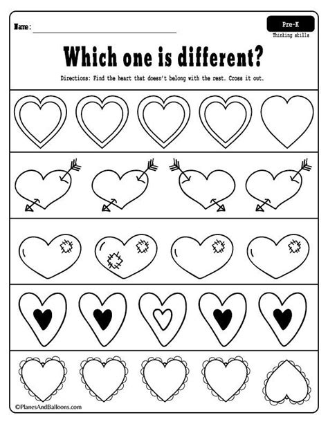outstanding valentines day kindergarten worksheets pattern tracing