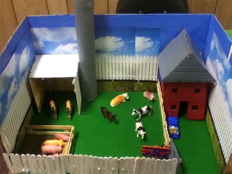 diorama farm competition pinterest dioramas school  class room