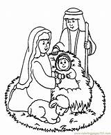 Christmas Coloring Jesus Merry Popular sketch template