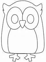 Owl Coloring Animals Printable Pages Kb sketch template