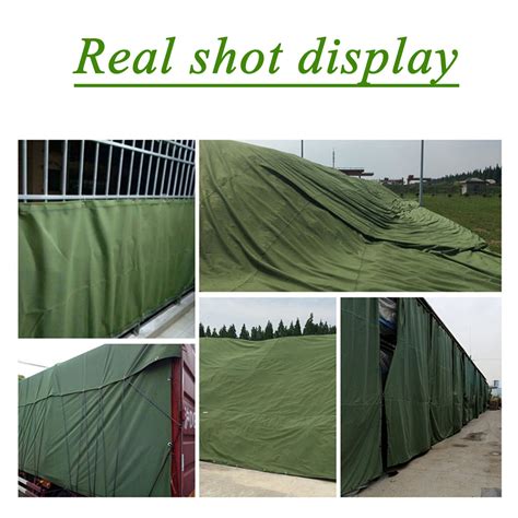xm heavy duty canvas tarp tarpaulin outdoor waterproof dustproof boat   ebay