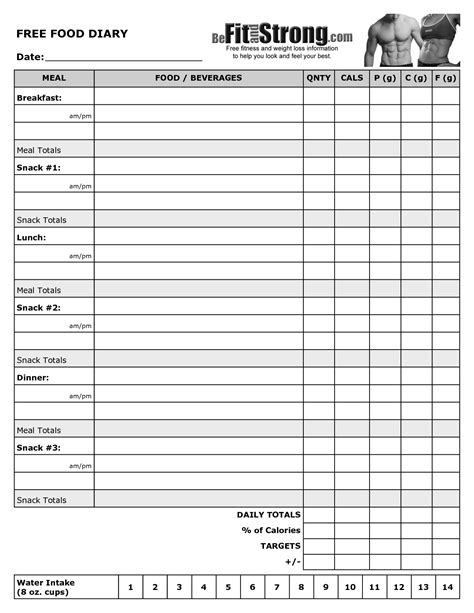 printable calorie counter worksheet lexias blog