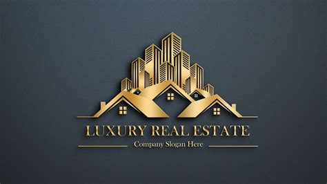 luxury real estate logo design graphicsfamily