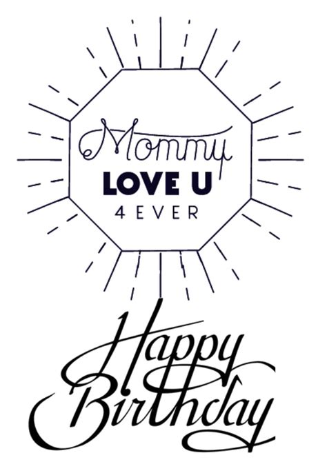 happy birthday mom coloring pages activity shelter floral birthday