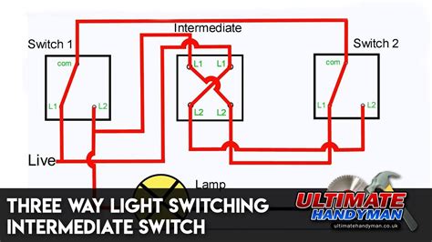 light switching intermediate switch youtube