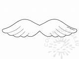 Wing Outlines Coloringpage sketch template