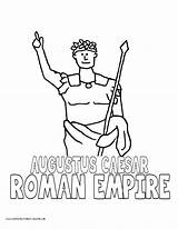 Coloring Caesar Pages Julius Augustus History Rome Choose Board Printables Library Clipart Captivity Babylonian Popular Cartoon sketch template