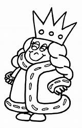 Queen Printable Characters Coloring sketch template