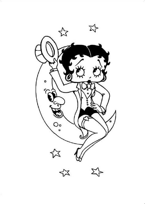 betty boop coloring pages    printable coloring