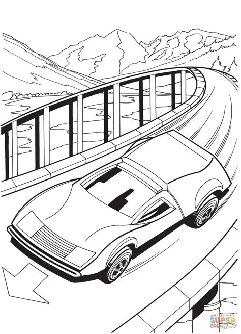 hot wheels coloring page  printable coloring pages