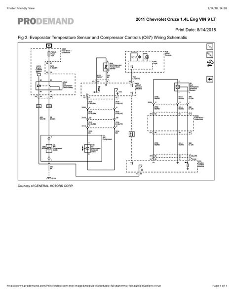chevy cruze engine wiring diagram