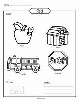 Colors Color Preschool Red Activities Kindergarten Worksheets Kidsparkz Printables Printable Trace Theme Coloring Pages Write Choose Board Orange sketch template