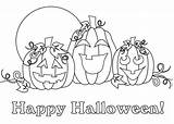 Coloring Pages Pumpkin Halloween Happy Kids Color Labyrinth Colouring Number Pumpkins Print Getcolorings Printable Colorings sketch template