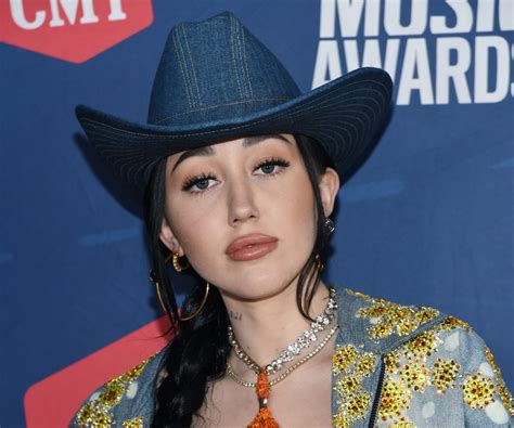 noah cyrus s 2020 cmt awards performance look was very sheer and sparkly