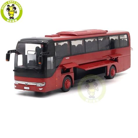 Spot Goods 1 42 China Yutong Bus Zk6122h Diecast Model Car Bus Toys