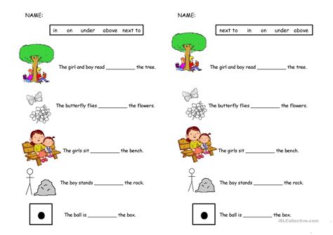 preposition  worksheet printable worksheets  activities