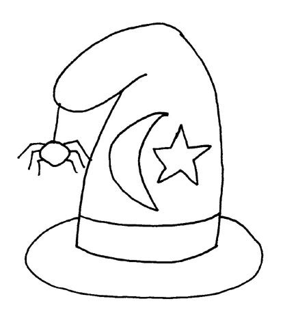 halloween coloring pages halloween witch hat coloring pages witch hat