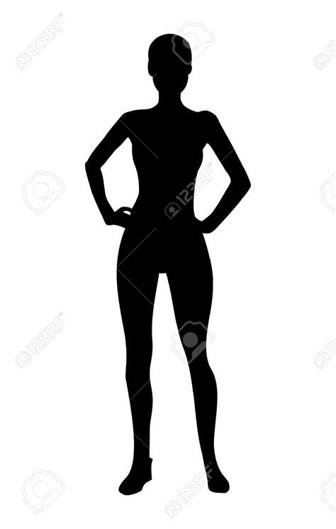 Human Body Silhouette Vector At Getdrawings Free Download