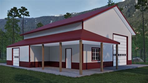 Excellent Affordability Of A 40 X 40 Pole Barn Kit Pole Barn Kits